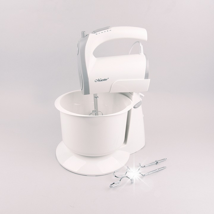 Feel Maestro MR-555 tálkás mixer, 400W, 5 sebességfokozat, Turbo funkció, 3l, 13,8x18,2x20,3cm