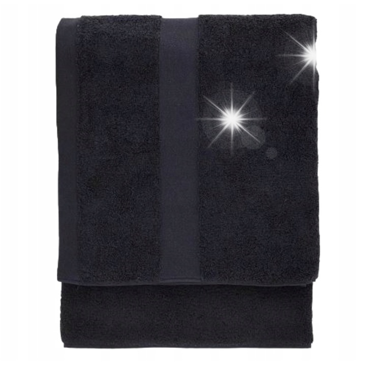 Кърпа за баня DUKA Scandi Spa 150x100cm, графит, 100% египетски памук