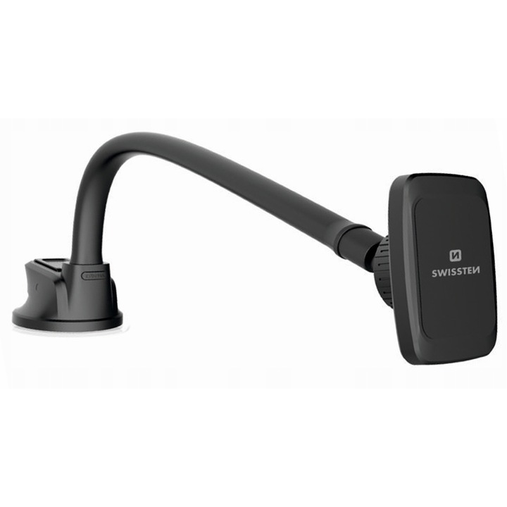 Swissten S-Grip M5-HK mágneses autós tartó, 36cm, okostelefonhoz és tablethez, 6 mágnessel