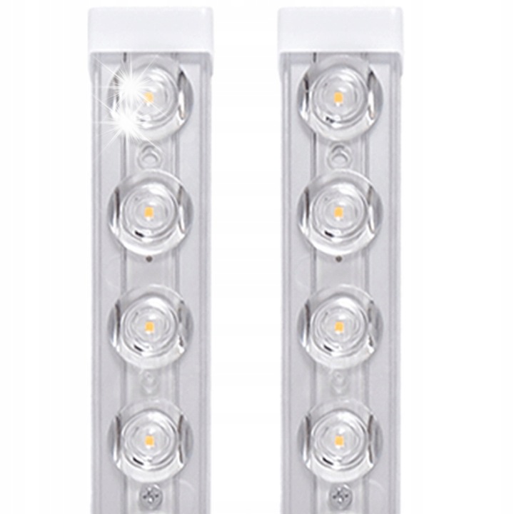 2x Lampa LED Pearl Natynkowa 60cm, 18W, 4500K, 1800lm, Alb, 600x25x22mm