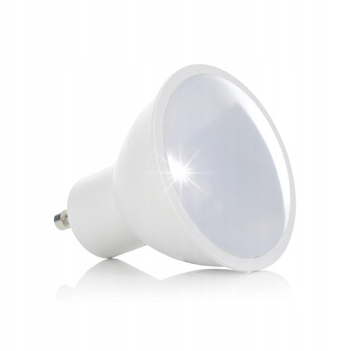 LED крушка GU10 Decorya, 3W, топло бяла 3000K, комплект от 10 броя