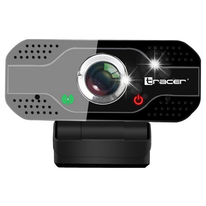 Уеб камера Tracer WEB007, 2 MP, Full HD 1080p, вграден микрофон, 120° FOV