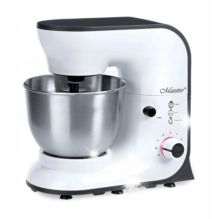 Feel Maestro MR-559 bolygómixerek, 1000W, 6 sebesség, 4L, fehér, 14x36,5x32,5cm