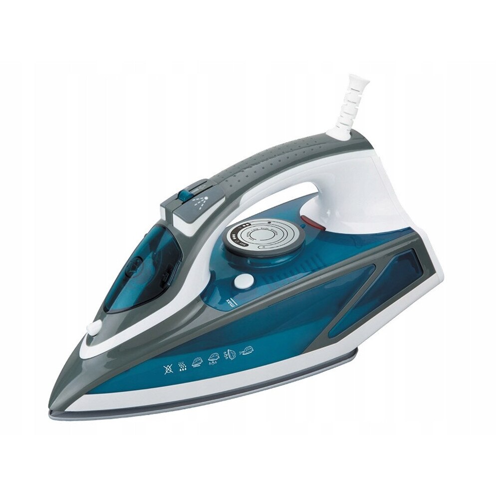 Fier de calcat cu abur Maestro MR 304C, 2200W, functie de auto-curatare, protectie impotriva scurgerilor, alb