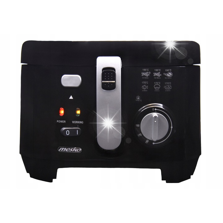 Friteuza Eldom FR18 FREET 1800 W 2,5 l, cu filtru, capac detasabil
