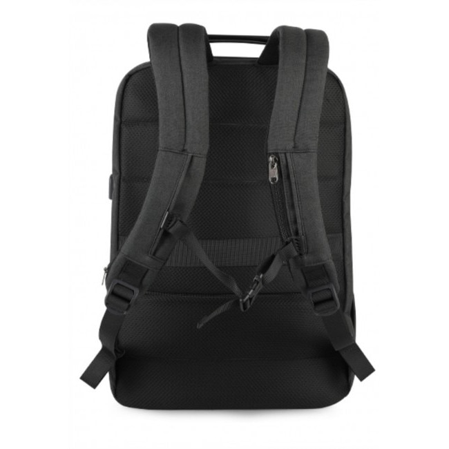 Rucsac laptop 15.6" Swissten, 19L, 8 compartimente, culoare neagra