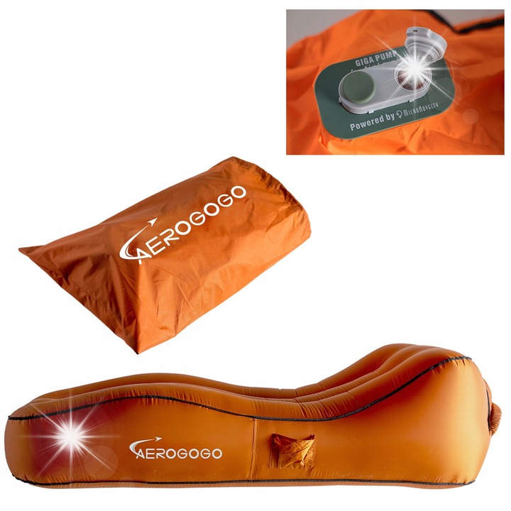 Къмпинг матрак Aerogogo CL1, автоматичен, 200x70x50см, водоустойчив