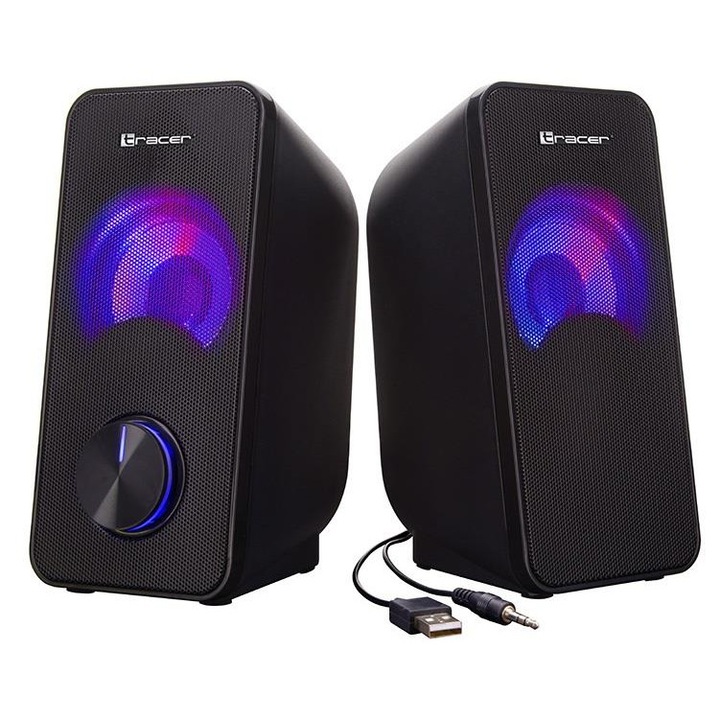 Boxe PC Tracer 2.0 Loop RGB USB - eMAG.ro