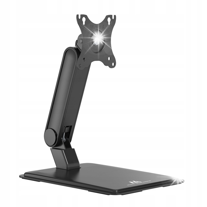 Стойка за тъчскрийн монитор Maclean MC-989, VESA 75x75/100x100, 17"-32", макс. 8кг, черна