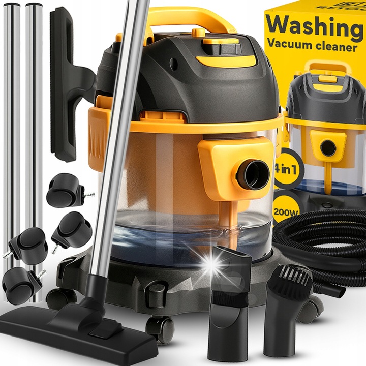 Индустриална прахосмукачка RETOO, 2200W, 4 в 1, 25L