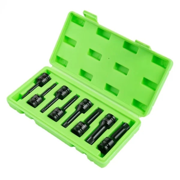 8buc patrat 1/2" set biti tip m de inpact