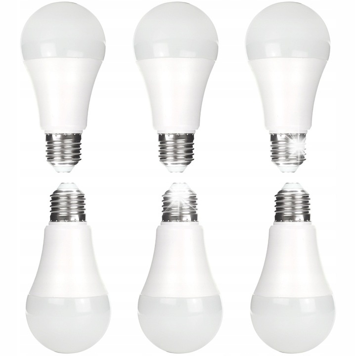 Комплект 6x LED крушки E27 15W 1200lm 4000K Неутрално бяло