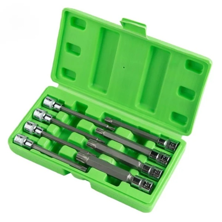 8buc patrat 3/8 lungime 110mm(l) set de biti torx