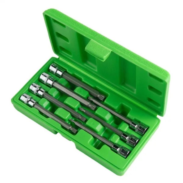 7buc patrat 3/8 110mm lungime set de biti cu spline