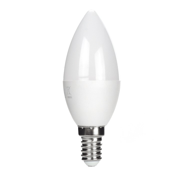 Комплект 6 LED крушки E14 6W 480lm 3000K Топло Бяло