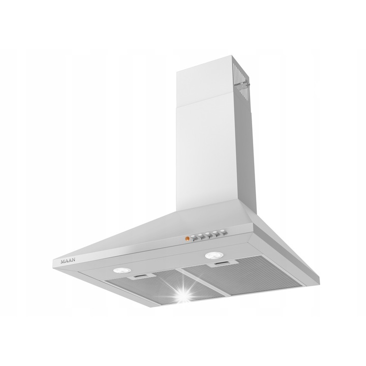 Абсорбатор MAAN Vela 2 60, бял, 320 м3/ч, 3 скорости, 60x71.3-86см