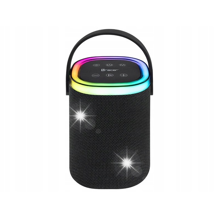 Boxa Portabila Bulldog Negru Cu Bluetooth CH M11M Cititor Card, USB, Radio si microfon
