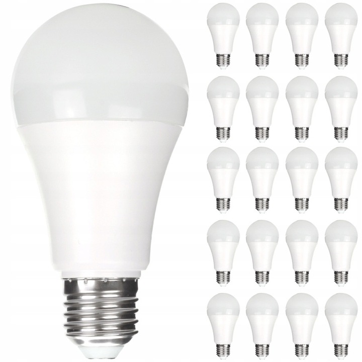 Комплект 20x LED крушки E27 15W 1200lm 4000K Неутрално бяло