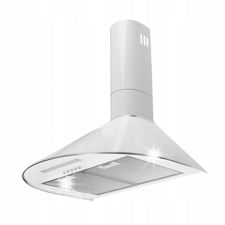 Кухненски абсорбатор MAAN Mix 3, 60 см, бял, 310 м³/ч, 3 скорости, 518x600мм