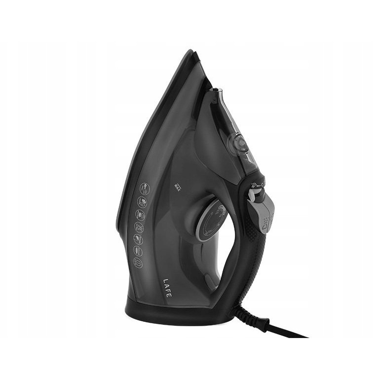 Fier de calcat cu aburi Lafe GlidePro, 2600W, ceramic, 600ml, 80g/min, alb