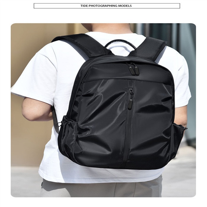 Rucsac laptop multifunctional impermeabil negru 15.6", 45x30x14.5 cm, spatios, unisex