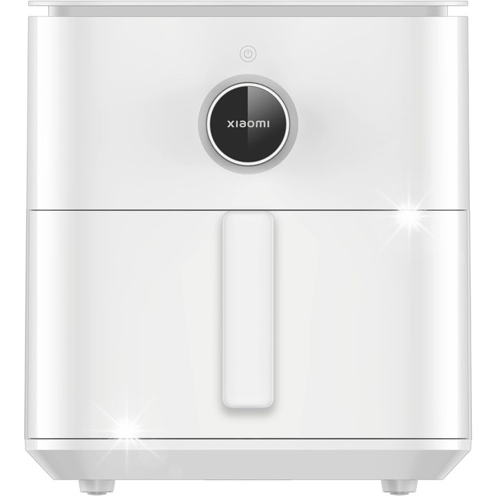 Фритюрник Xiaomi Mi Smart Air Fryer 6.5L, бял-черен, голям капацитет, функция за дезодориране, размери 389x287x317mm