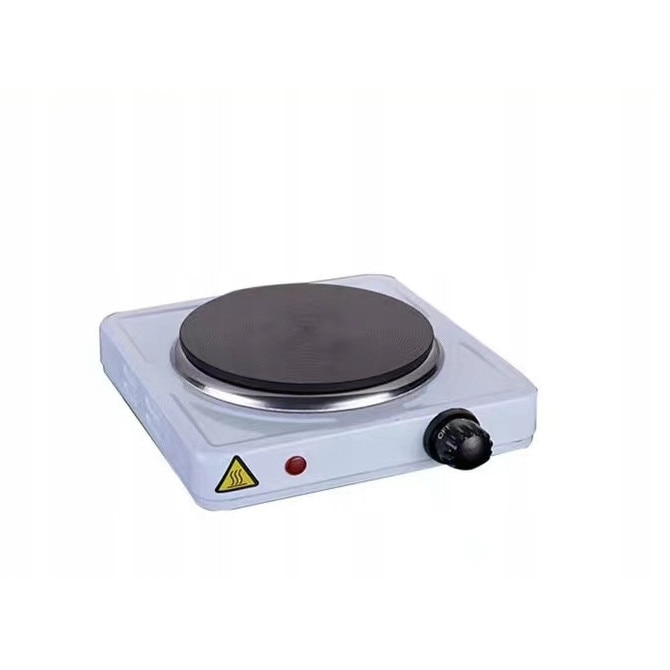 Aragaz electric, Lafe KEW001, 1500W alb, 1 zona de gatit, termostat reglabil