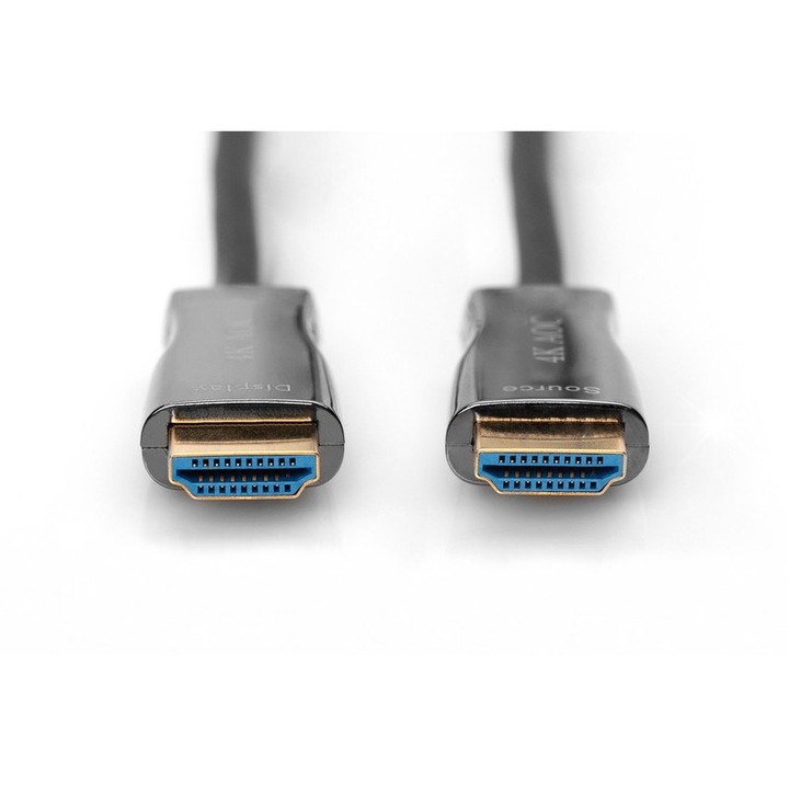 Кабел HDMI AOC Digitus 4K, 10м, черен, 18 Gb/s