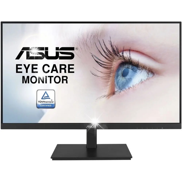 Monitor 27" ASUS VA27DQSB, IPS, Full HD, fekete, 2xUSB, beépített hangszórók