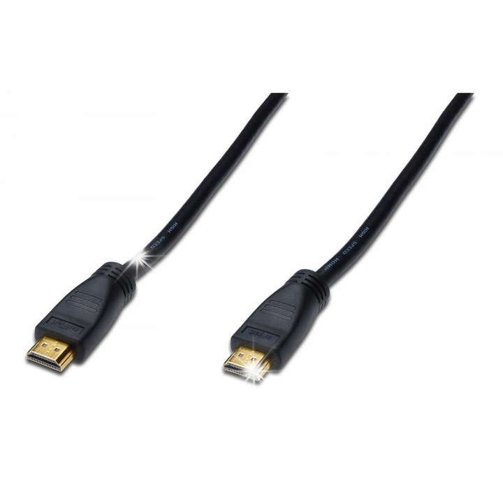 Cablu HDMI DIGITUS, AK-330105-400-S, 40m, negru, tip A/A M/M