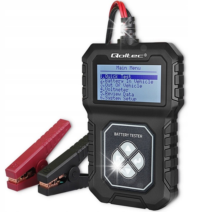 Digitális akkumulátor teszter 12V, 30-220Ah, LCD