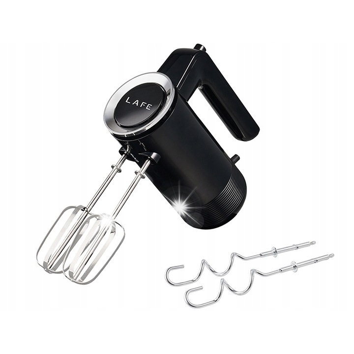 Kézi mixer Lafe MixPro, 5 sebesség, 300W, fehér-zöld, 4 kiegészítő készlet