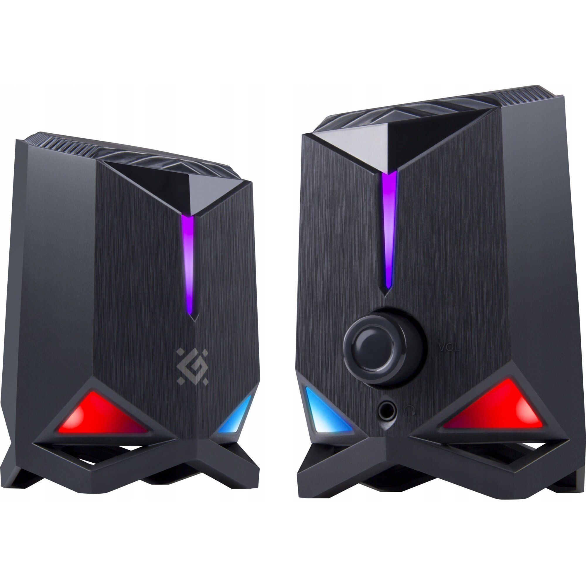 Boxe PC Defender Gravity 2.0 6W LED RGB USB 1.2m - eMAG.ro