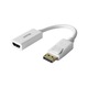 Адаптер DisplayPort - HDMI, Unitek, 4K, 20см, бял