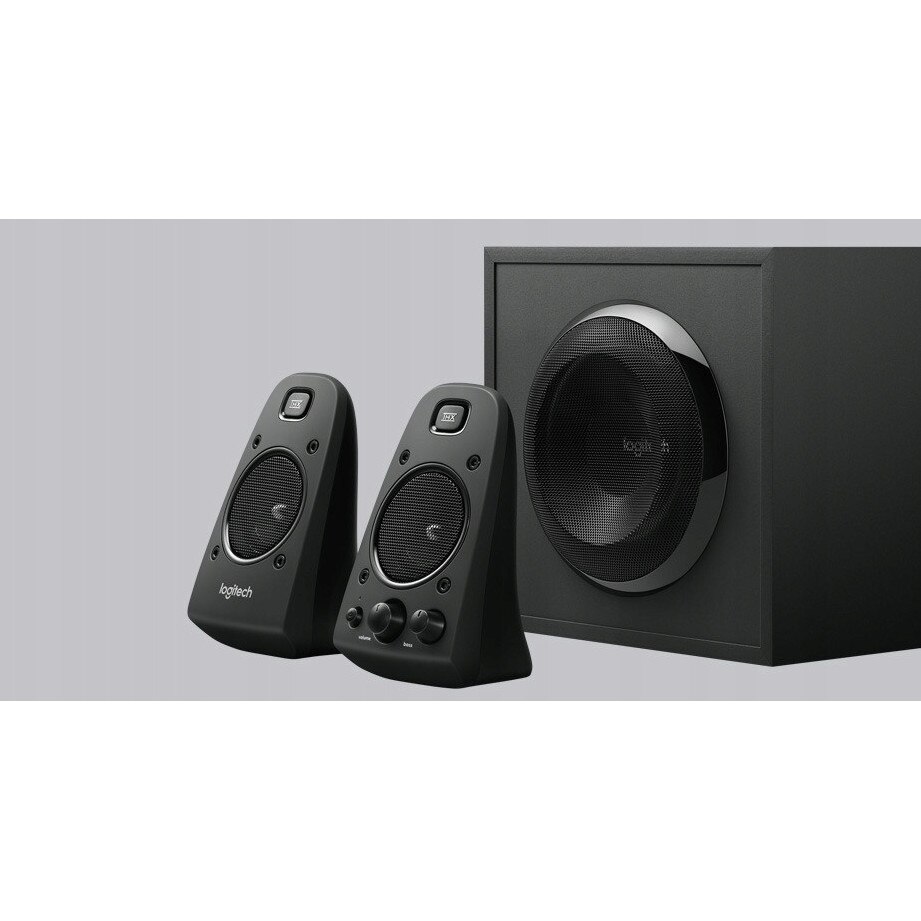 Set Boxe Set boxe 2.1 Logitech Z-623, 200W, negru, 3 boxe - eMAG.ro