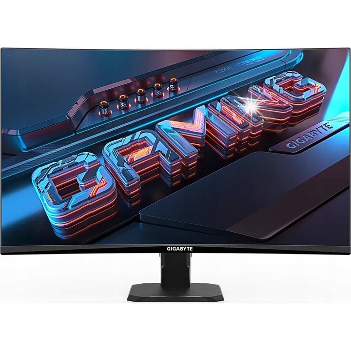 Monitor Gigabyte 27" VA, 1920x1080px, 180Hz, Ívelt, Fekete