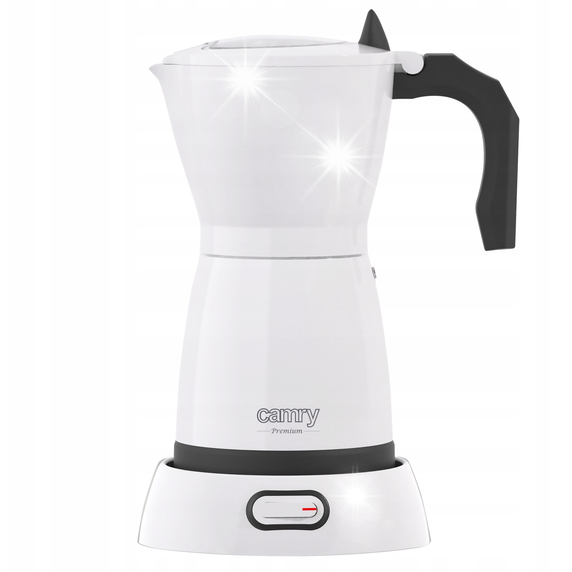 Cafetiere electrica Camry CR 4415, 300ml, 6 cesti, compacta, alba/neagra, 480W, set complet