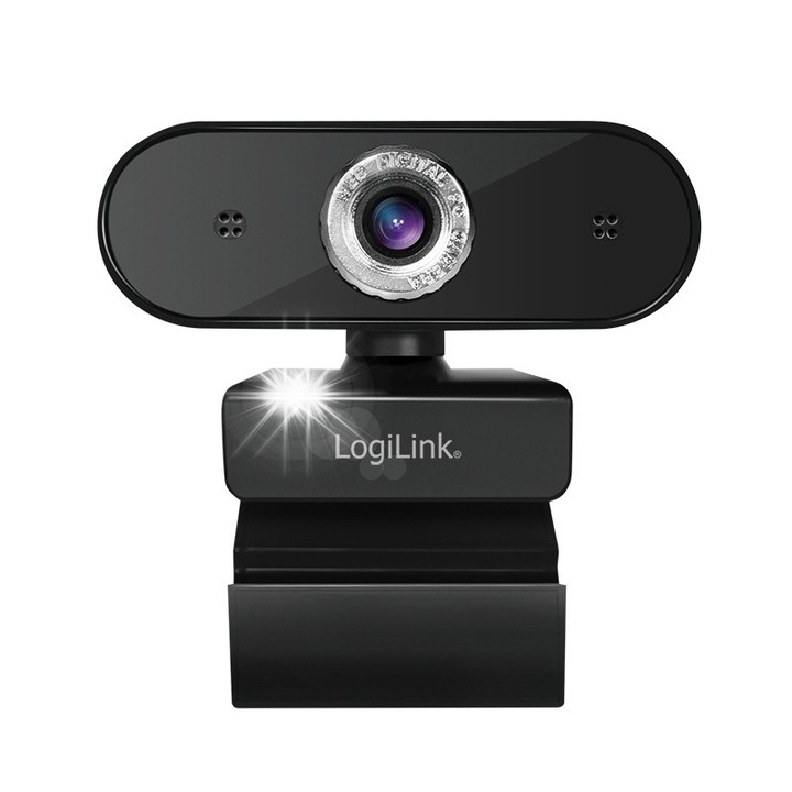 Уеб камера Logilink HD 720p, с микрофон, USB, черна, 1280x720p