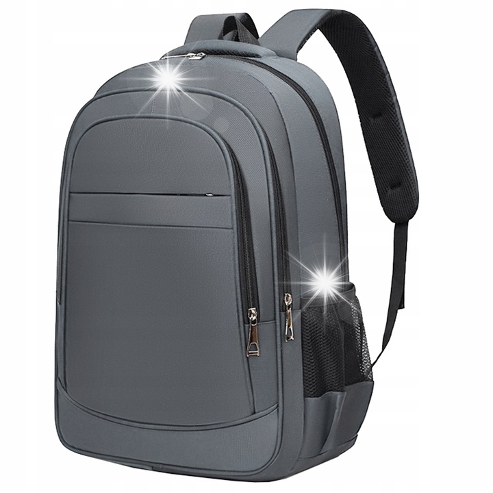 Univerzális laptoptáska, szürke, 51x34x20cm, 3 rekeszes, vízálló