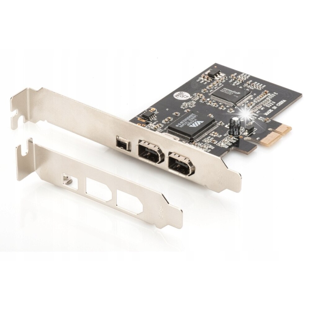 Controler Firewire PCI Express, 3x porturi externe, Digitus, 100