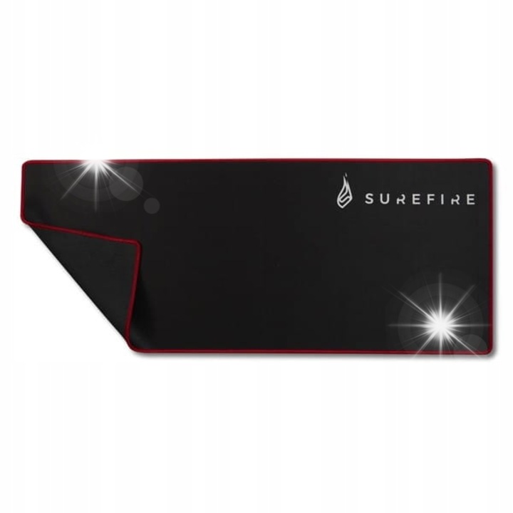 SureFire Silent Flight egérpad, fekete, 680x280x3mm, csúszásgátló, optikai és lézerszenzorokhoz optimalizálva