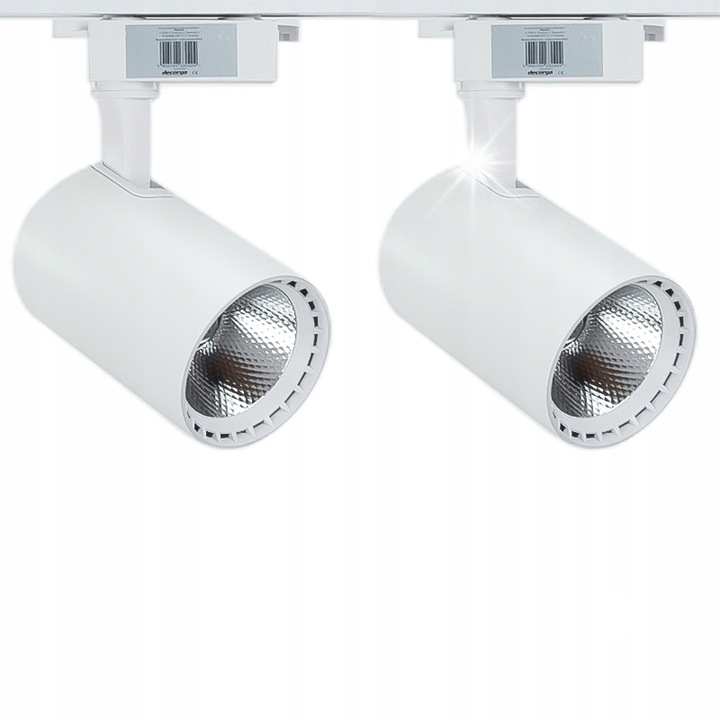 Set 2 db Decorya LED spotlámpa 30W, Semleges Fehér, 1m, Méretek 120x80mm