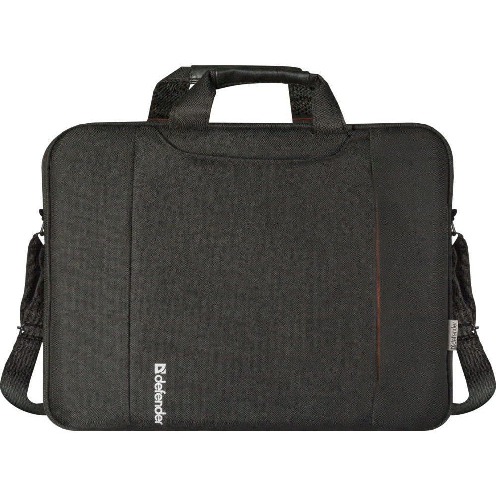 Geanta laptop Defender 15,6", neagra, cu buzunar pentru tableta, curea reglabila