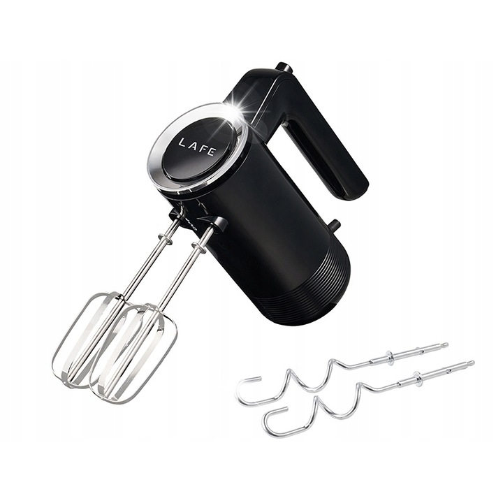 Kézi mixer LAFE MixPro, 300W, 5 sebességfokozat, fehér-zöld, 4 tartozékot tartalmazó készlet