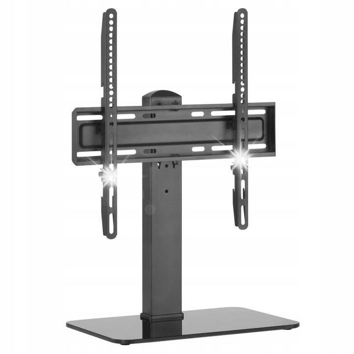 Стойка за телевизор Techly, 32-55", макс 40кг, регулируема, черна, 434x280x666мм