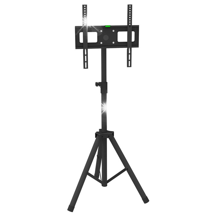 Стойка за телевизор Tripod Techly 17"-60" 35кг, черна, регулируема