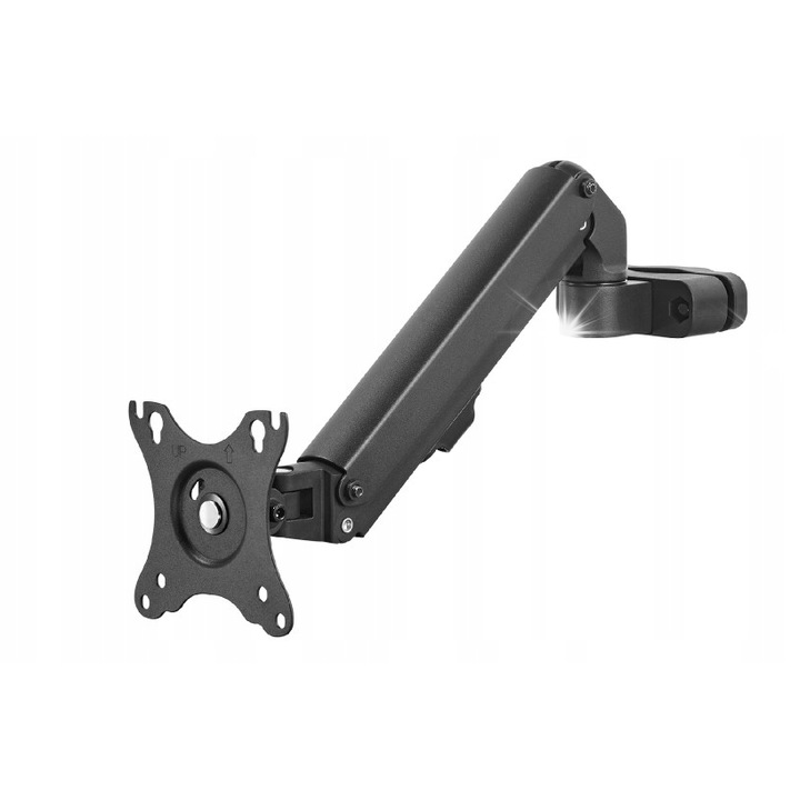 Стойка за телевизор Maclean за монитор 17-27'', 7кг макс, черна, монтаж на 28-60мм