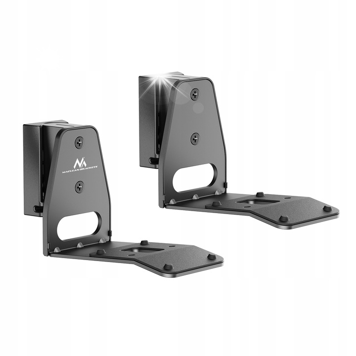 Стенни стойки за Sonos ERA 300, Maclean, комплект 2 броя, черни, 191x112x80мм