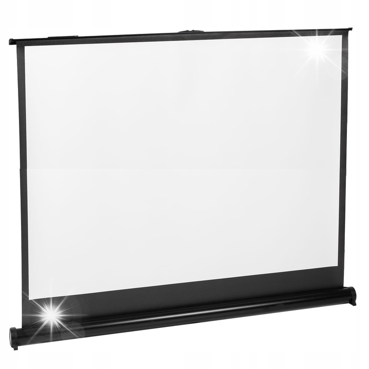 Преносим прожекционен екран Maclean, 45", 4:3, 96x77см, Матово бял