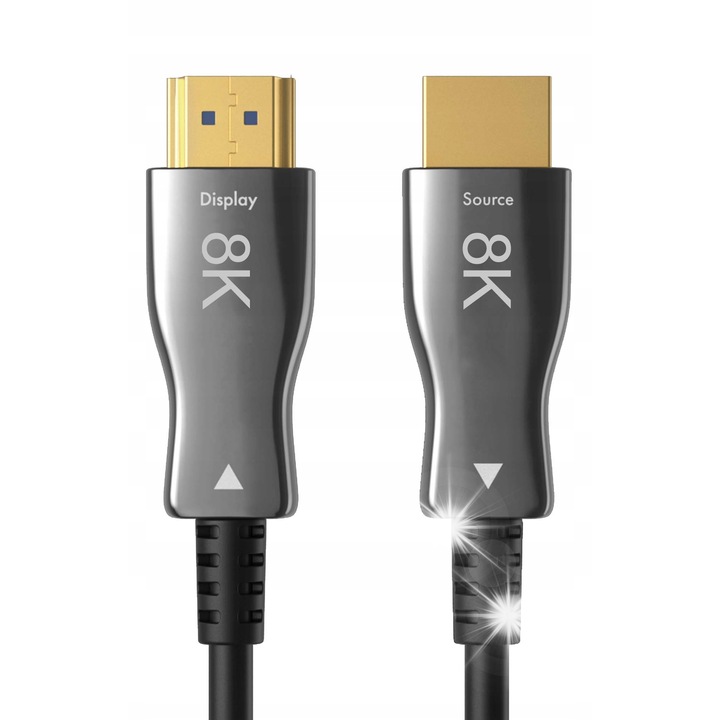 Кабел HDMI Claroc, 8K, 60 Hz, 5 м, черен/сребрист